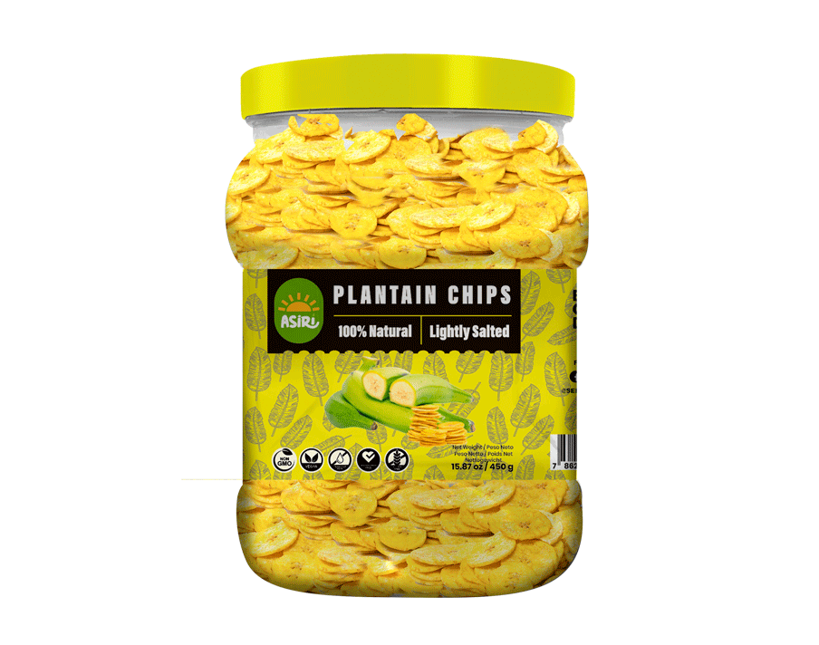 Plátano Chips Plátano Chips en Bote